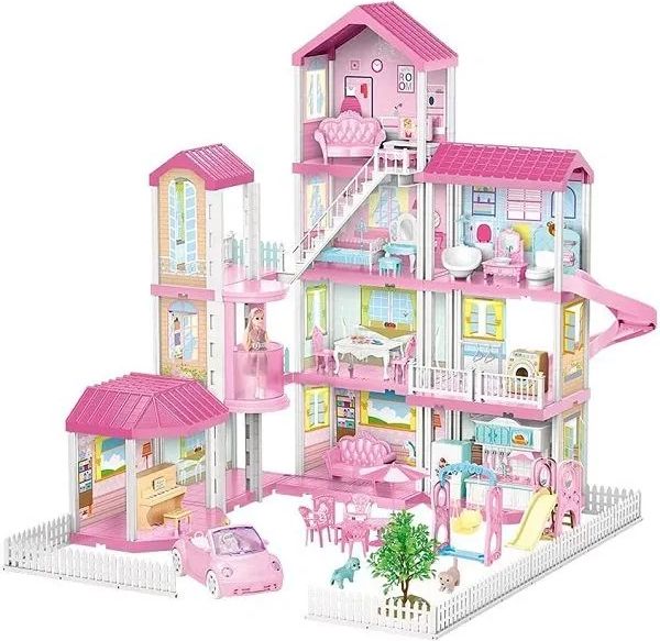 iMex Toys XXL domeček Dream Villa s výtahem, osvětlením a doplňky 556-24 - obrázek 1