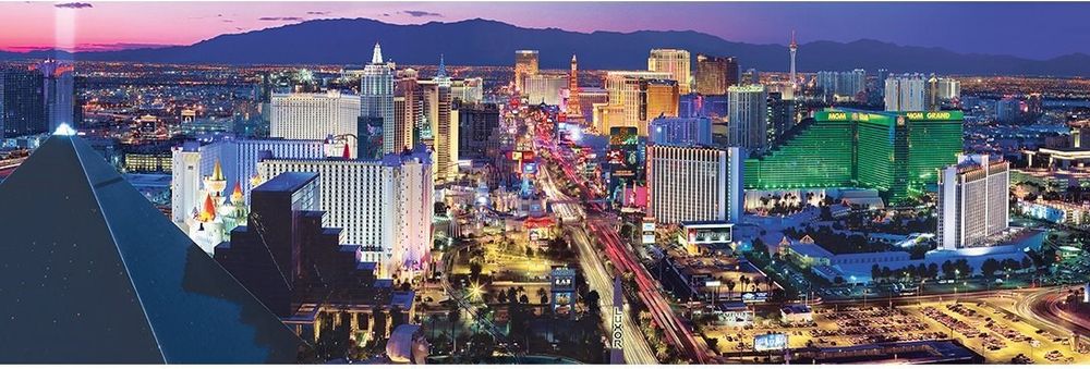 MasterPieces Panoramatické puzzle Las Vegas, Nevada 1000 dílků - obrázek 1