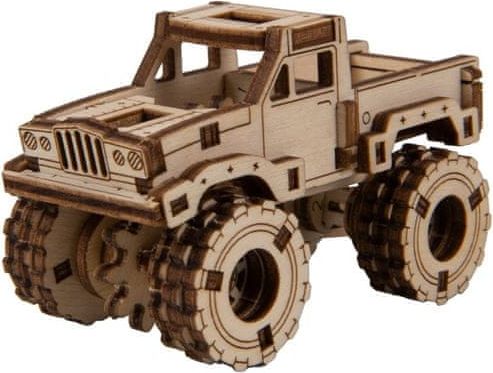 Wooden city 3D puzzle Superfast Monster Truck č.3 - obrázek 1