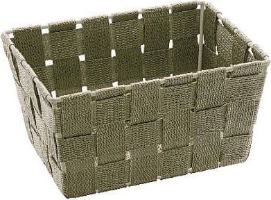Wenko ADRIA - Koupelnový košík dlouhý 19x14x9 cm organizér, tmavě šedá - obrázek 1