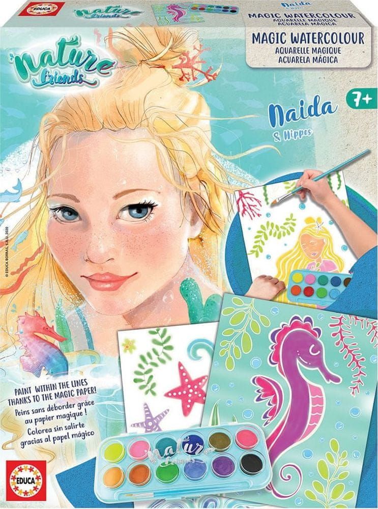 Educa Nature Friends Kouzelné malování vodou - obrázek 1