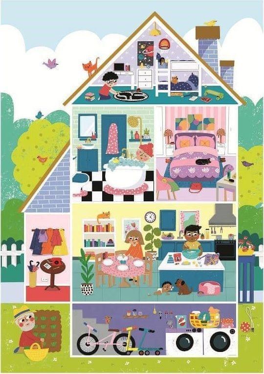 Clementoni Puzzle Domov, sladký domov 60 dílků - obrázek 1