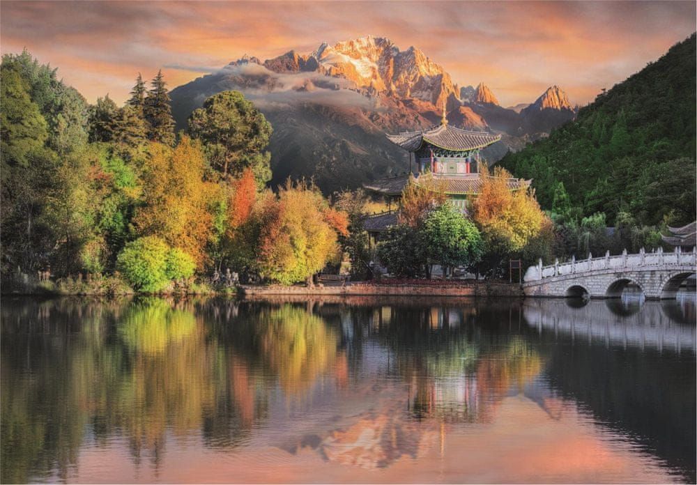 Clementoni Puzzle Pohled na Lijiang, Čína 1500 dílků - obrázek 1