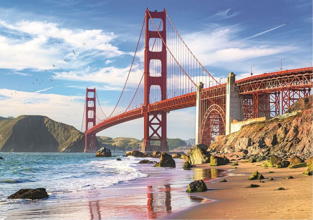 Trefl Puzzle Most Golden Gate, San Francisco, USA 1000 dílků - obrázek 1