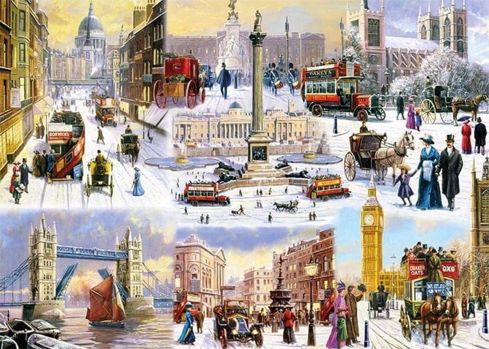 Falcon Puzzle Zima v Londýně 1000 dílků - obrázek 1