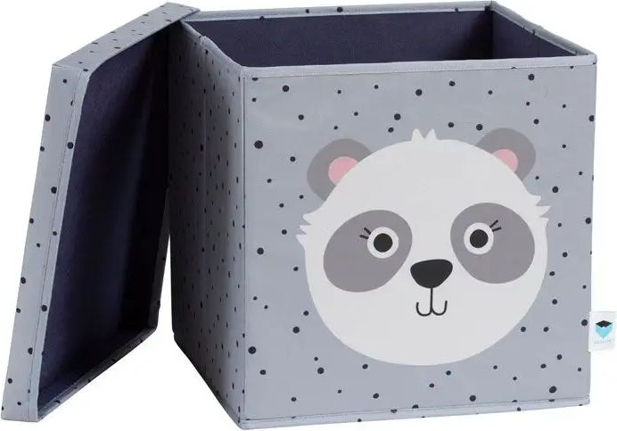 Love It Store It Úložný box na hračky s krytem Happy Kids - Panda - obrázek 1
