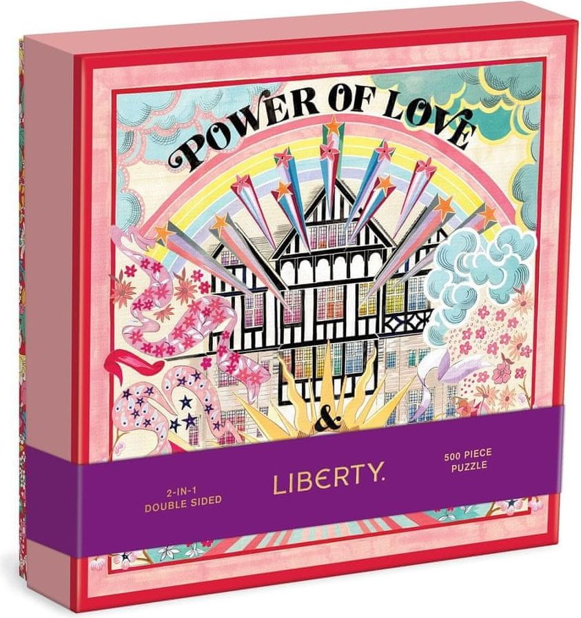 Galison Oboustranné puzzle 2v1 Liberty: Síla lásky 500 dílků - obrázek 1
