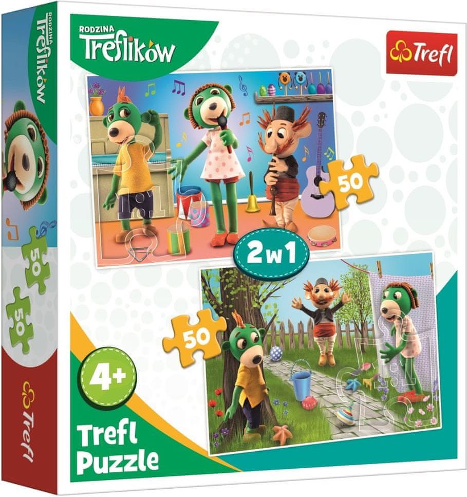 Trefl Puzzle Treflíci 2x50 dílků - obrázek 1
