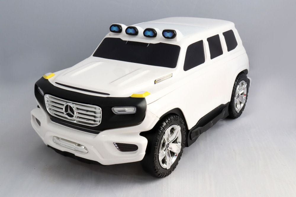 Beneo Dětské Licencované odrážedlo a kufřík 2v1 Mercedes-Benz Ener-G-Force bílé - obrázek 1