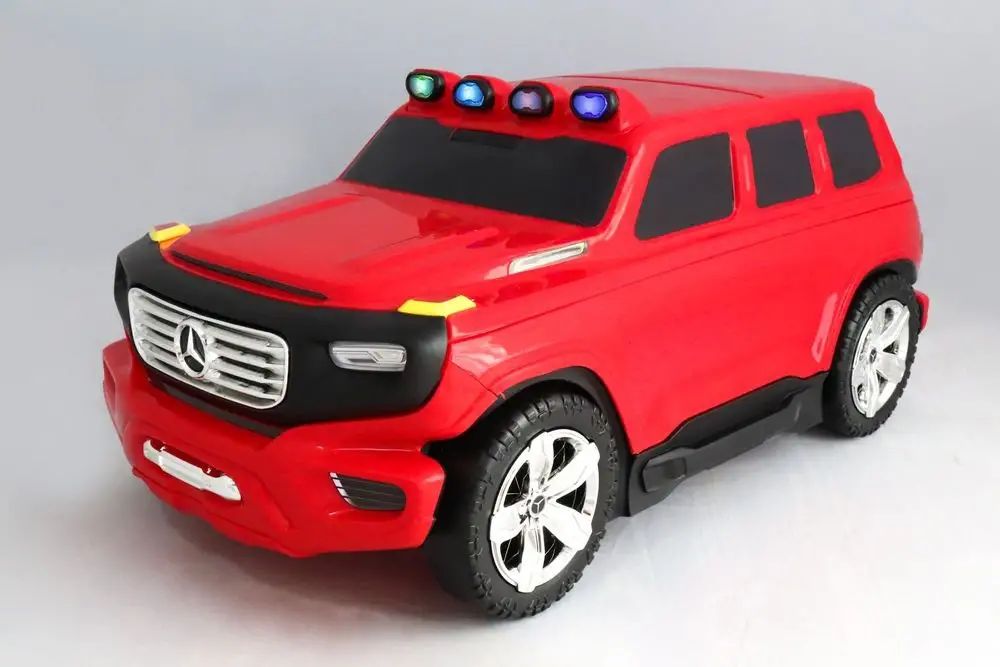 Beneo Dětské Licencované odrážedlo a kufřík 2v1 Mercedes-Benz Ener-G-Force červené - obrázek 1