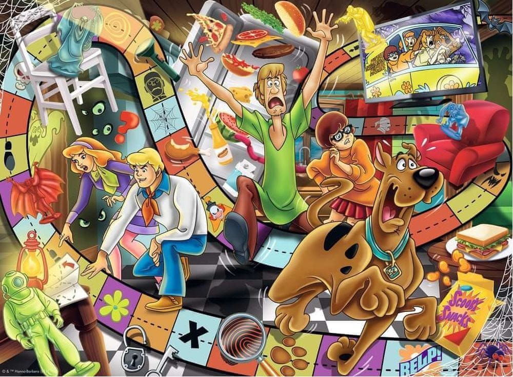 Ravensburger Puzzle Scooby Doo: Strašidelná hra XXL 200 dílků - obrázek 1