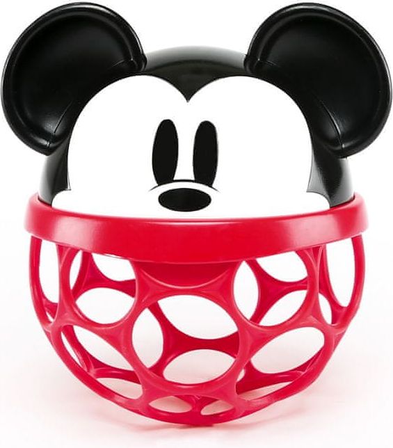 Oball OBALL Hračka Oballo Rattle Disney Baby Mickey Mouse, 0m+ - obrázek 1