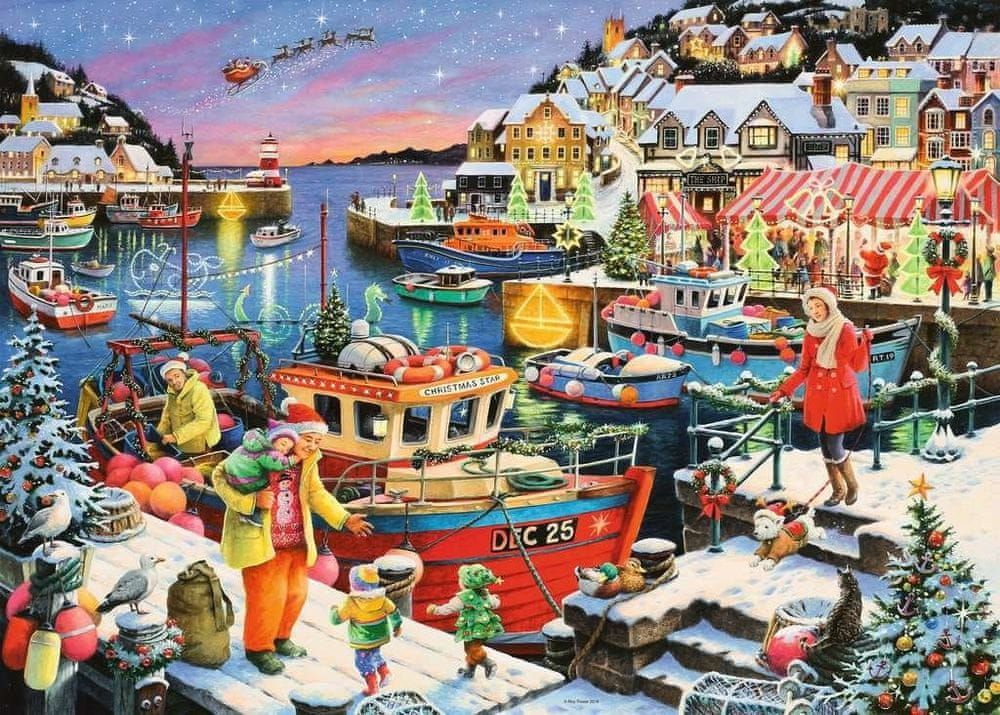 Ravensburger Puzzle Na Vánoce doma 1000 dílků - obrázek 1