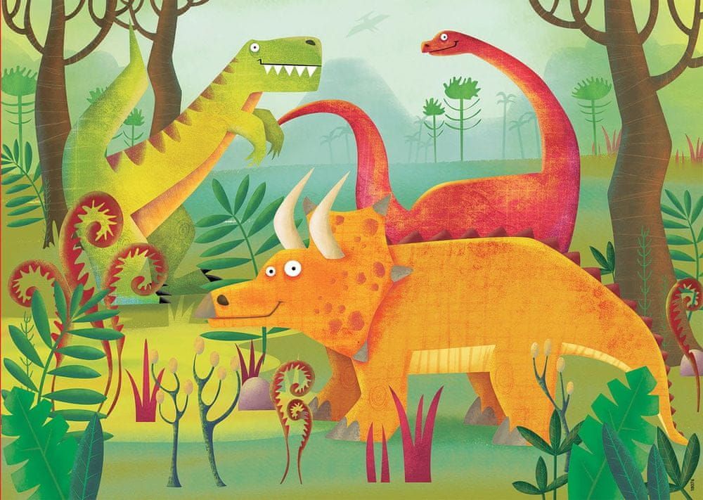 Educa Puzzle Dinosauři 48 dílků - obrázek 1