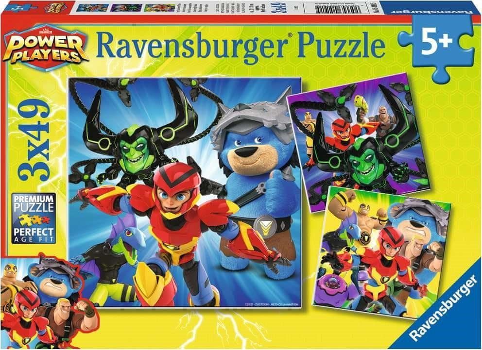 Ravensburger Puzzle Power Players 3x49 dílků - obrázek 1