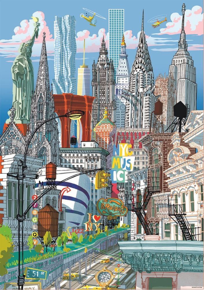 Educa Puzzle New York 1000 dílků - obrázek 1