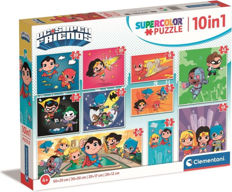 Clementoni Puzzle DC Super Friends 10v1 - obrázek 1