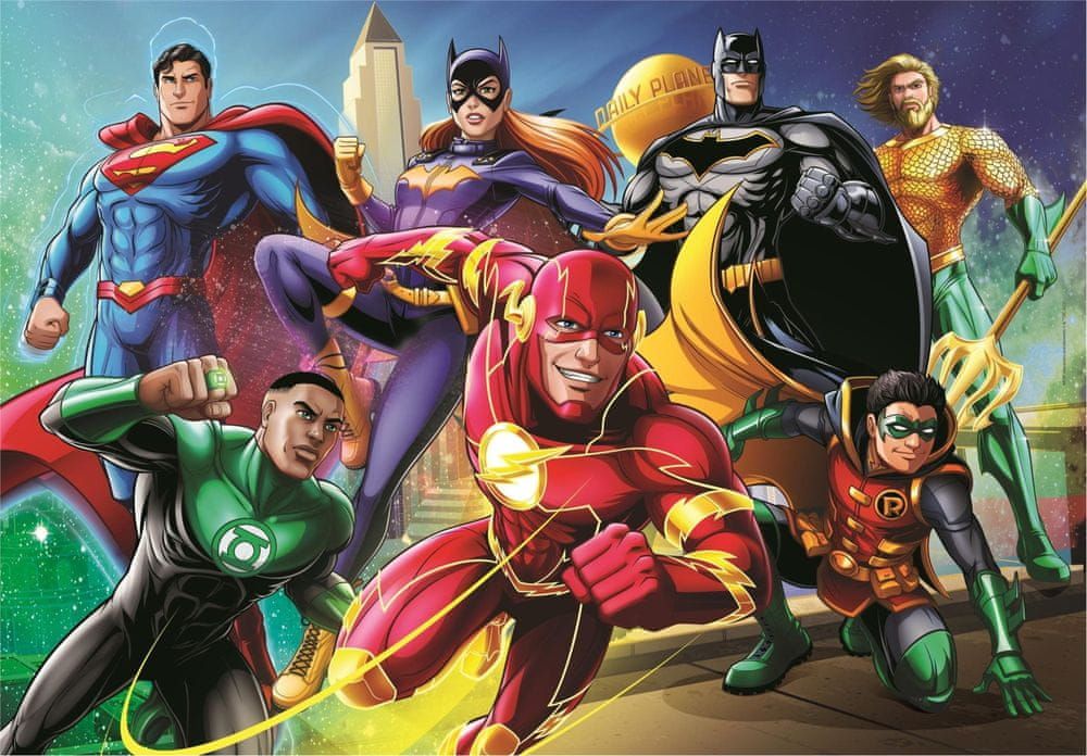 Clementoni Puzzle DC Comics: Liga spravedlonosti 104 dílků - obrázek 1