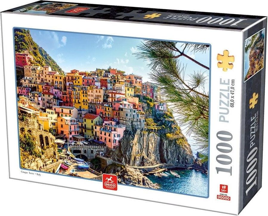 DEICO Puzzle Cinque Terre, Itálie 1000 dílků - obrázek 1