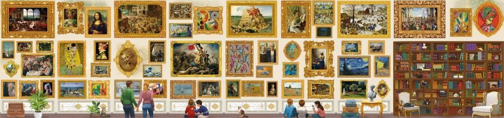 Grafika Puzzle Za uměním celého světa 54000 dílků - obrázek 1