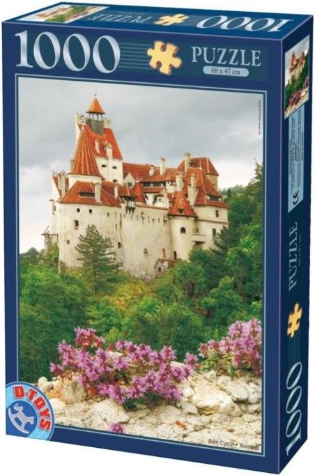 D-Toys Puzzle Hrad Bran, Rumusko 1000 dílků - obrázek 1