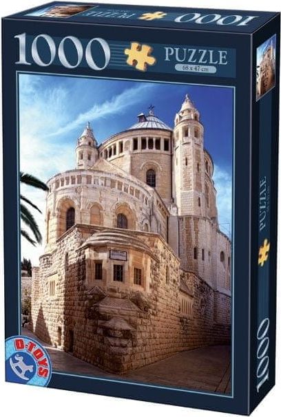 D-Toys Puzzle Chrám Zesnutí Panny Marie, Jeruzalém 1000 dílků - obrázek 1