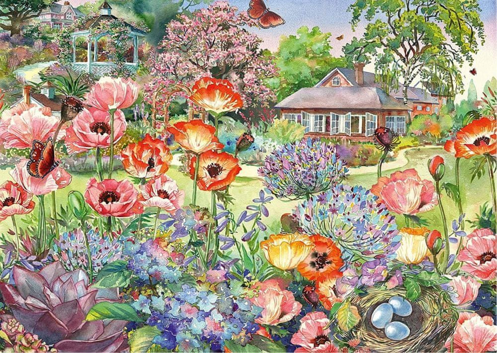 Schmidt Puzzle Kvetoucí zahrada 1000 dílků - obrázek 1