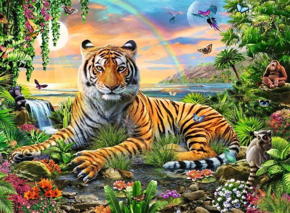 Ravensburger Puzzle Tygr v džungli XXL 300 dílků - obrázek 1
