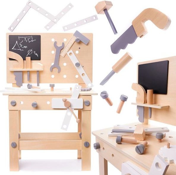iMex Toys Velká dřevěná dílna Workshop s nástroji 6281 - obrázek 1