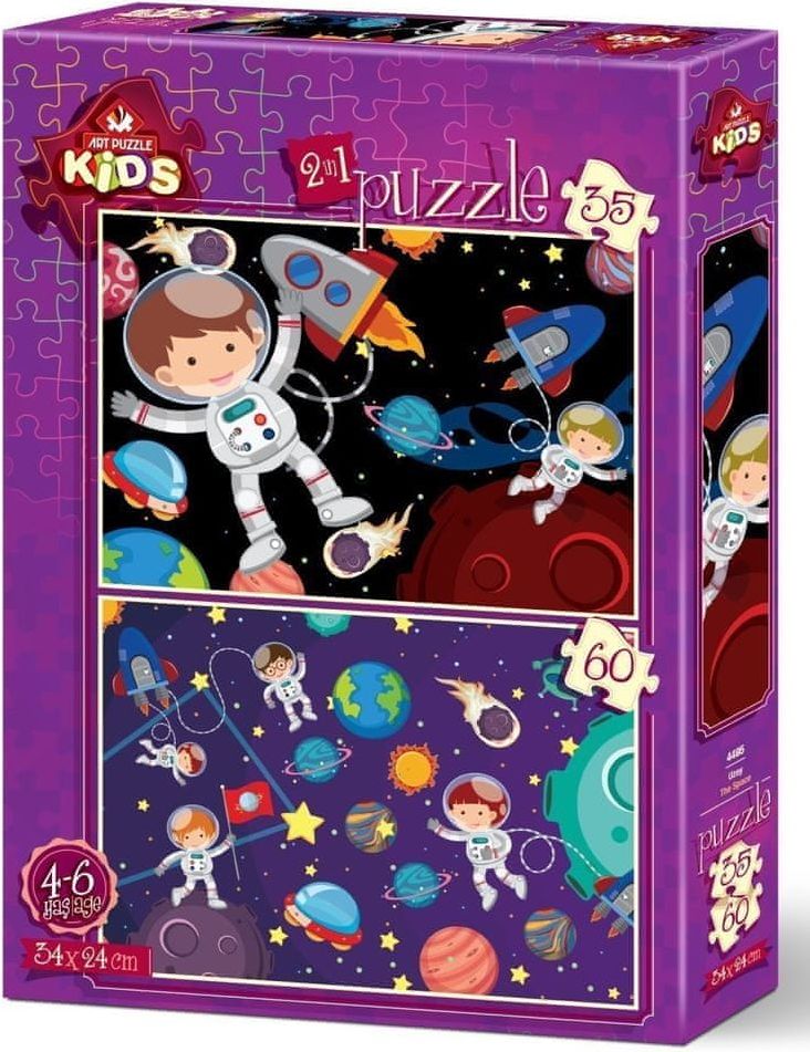 Art puzzle Puzzle Vesmír 35+60 dílků - obrázek 1