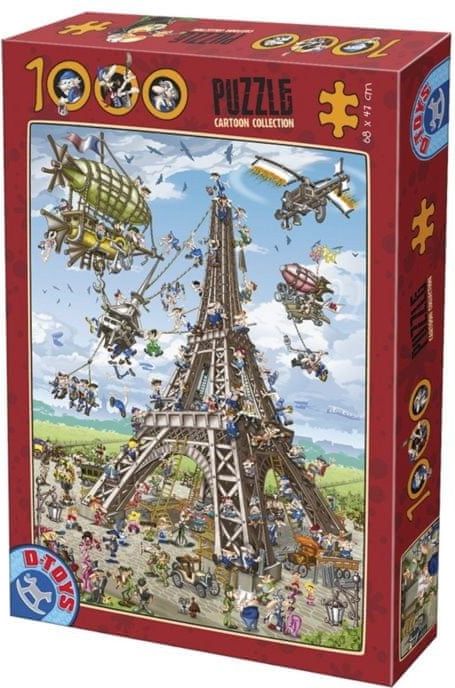 D-Toys Puzzle Eiffelova věž 1000 dílků - obrázek 1