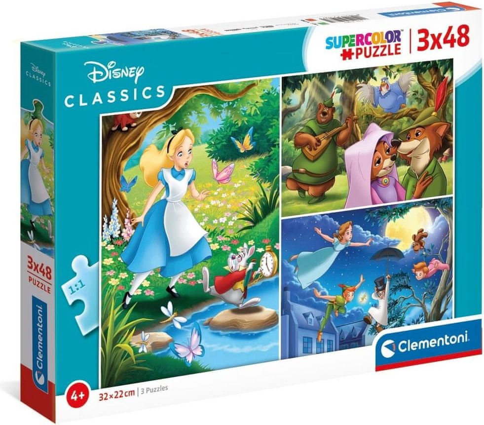 Clementoni Puzzle Disney klasika 3x48 dílků - obrázek 1