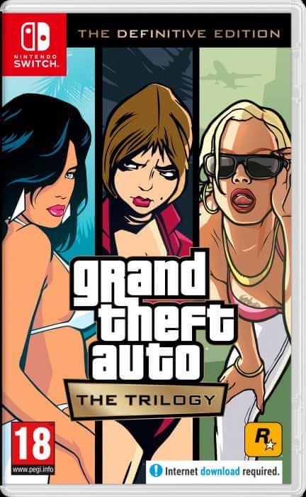Nintendo SWITCH Grand Theft Auto: The Trilogy - The Def.Ed. - obrázek 1