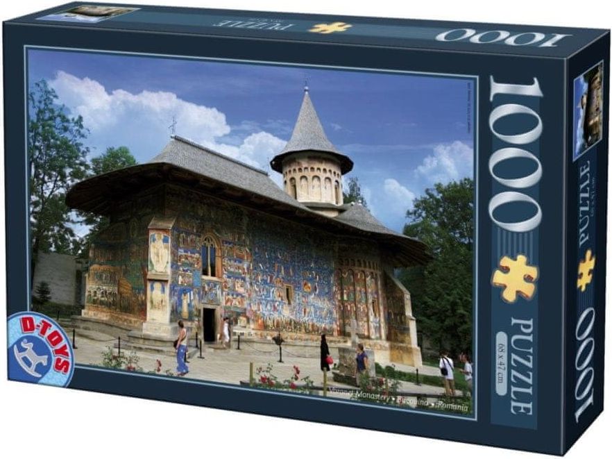 D-Toys Puzzle Klášter Voronet, Rumunsko 1000 dílků - obrázek 1