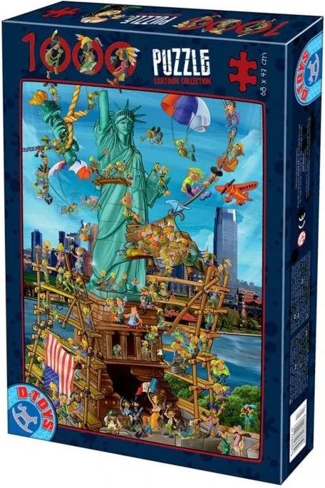 D-Toys Puzzle Socha svobody 1000 dílků - obrázek 1