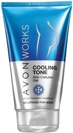 Avon Cold Therapy Avon Works Cooling Tone Anti-Cellulite Gel chladivý gel proti celulitidě s komplexem 150 ml - obrázek 1