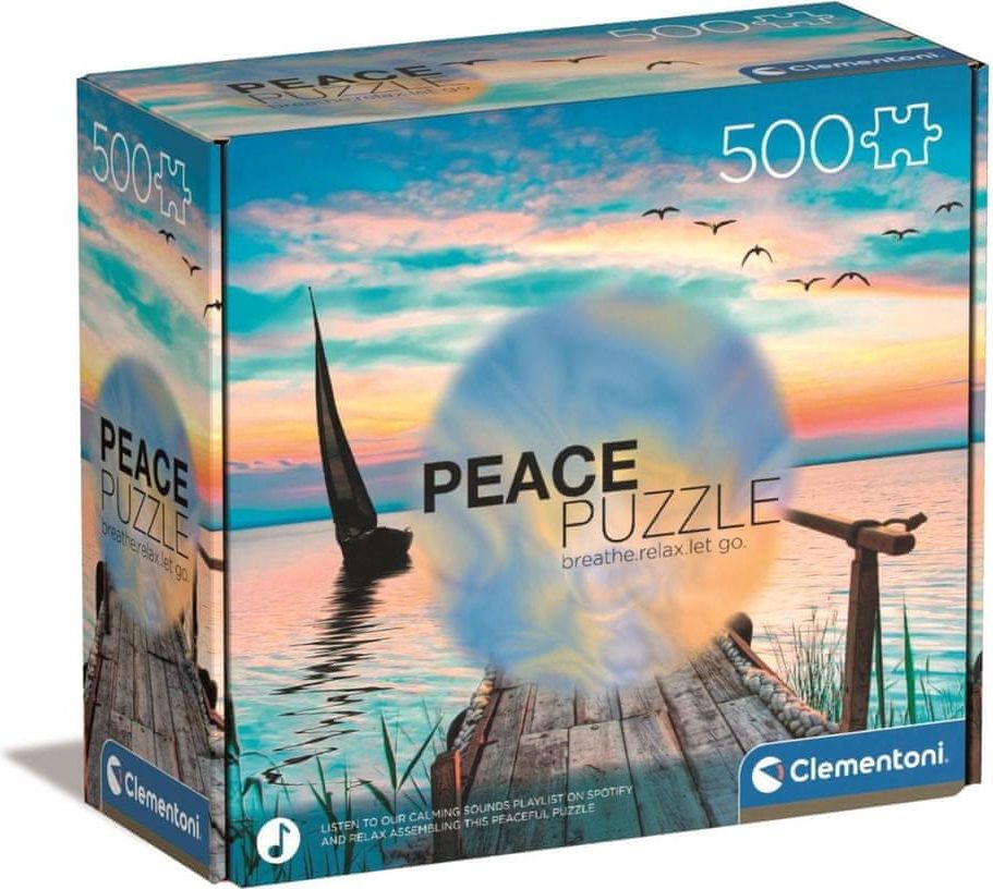 Clementoni Peace puzzle: Klidný vítr 500 dílků - obrázek 1