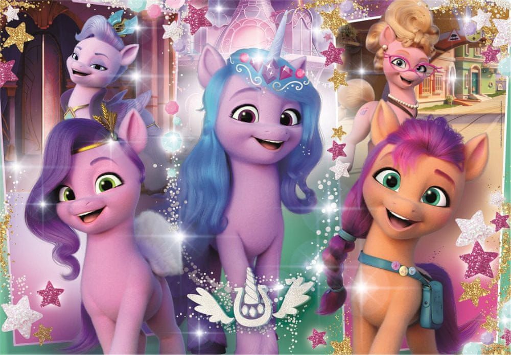 Clementoni Puzzle My Little Pony: Zářivě elegantní 104 dílků - obrázek 1