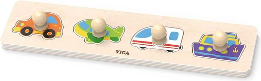Viga Dřevěné puzzle s úchyty pro nejmenší Viga Transport - obrázek 1