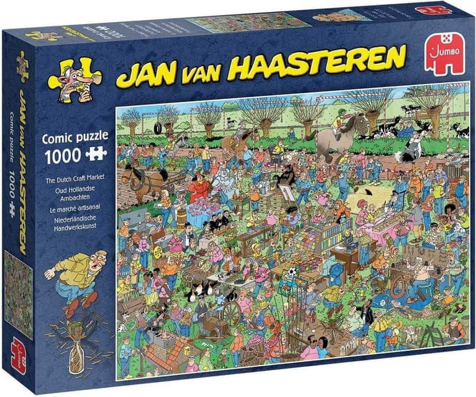 Jumbo Puzzle JvH Holandský řemeslný trh 1000 dílků - obrázek 1
