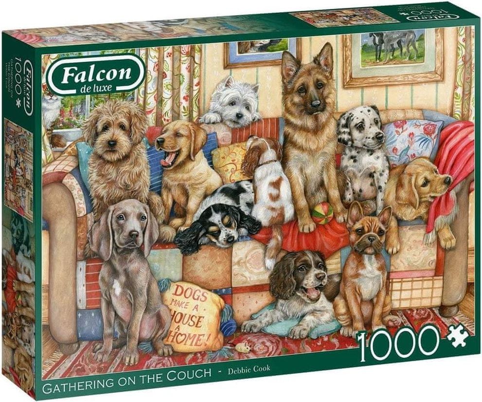 Falcon Puzzle Setkání na gauči 1000 dílků - obrázek 1