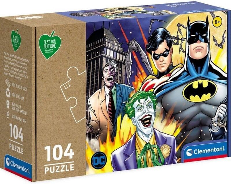 Clementoni Play For Future Puzzle Batman 104 dílků - obrázek 1
