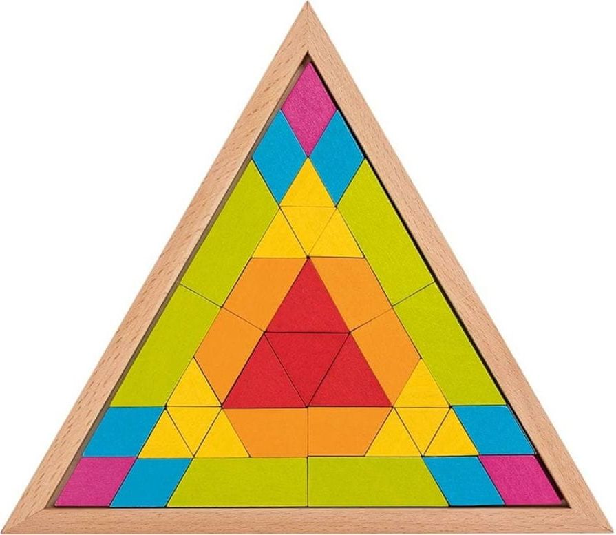 Goki Dřevěná mozaika Trojúhelník - obrázek 1
