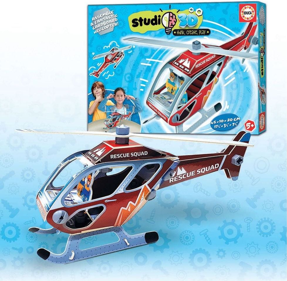 Educa Studio 3D model Záchranářský vrtulník - obrázek 1