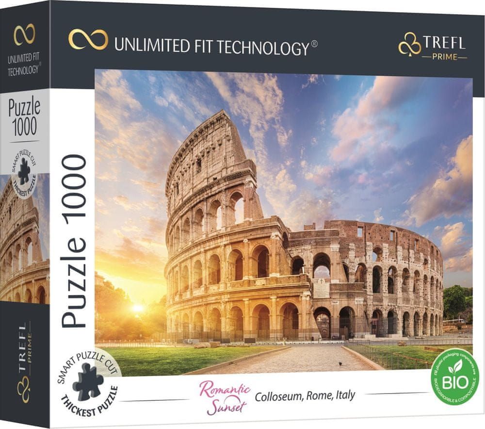 Trefl Puzzle UFT Cityscape: Koloseum, Řím, Itálie 1000 dílků - obrázek 1