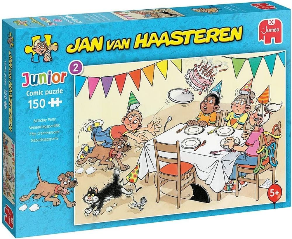 Jumbo Puzzle JvH Junior 2: Narozeninová oslava 150 dílků - obrázek 1