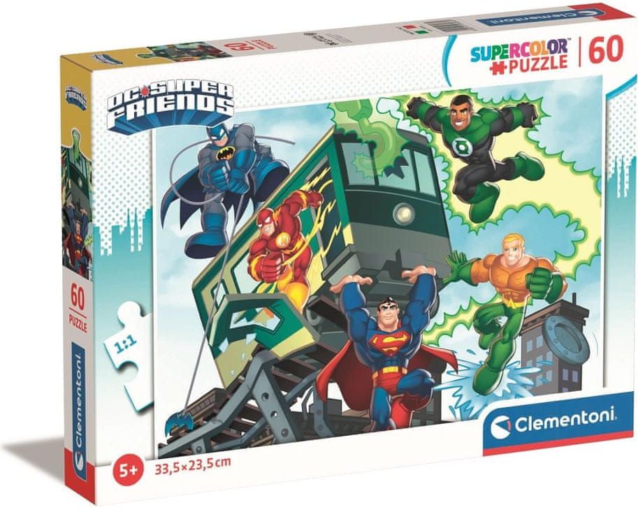 Clementoni Puzzle DC Super Friends 60 dílků - obrázek 1