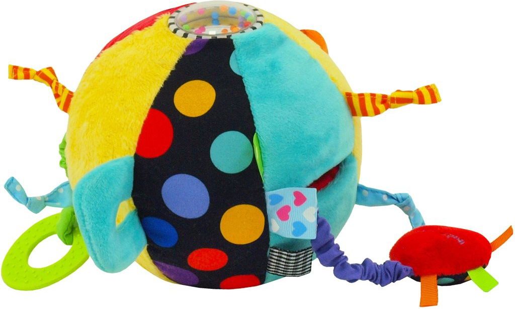 BABY MIX Edukační plyšová hračka Baby Mix Balón Růžová - obrázek 1