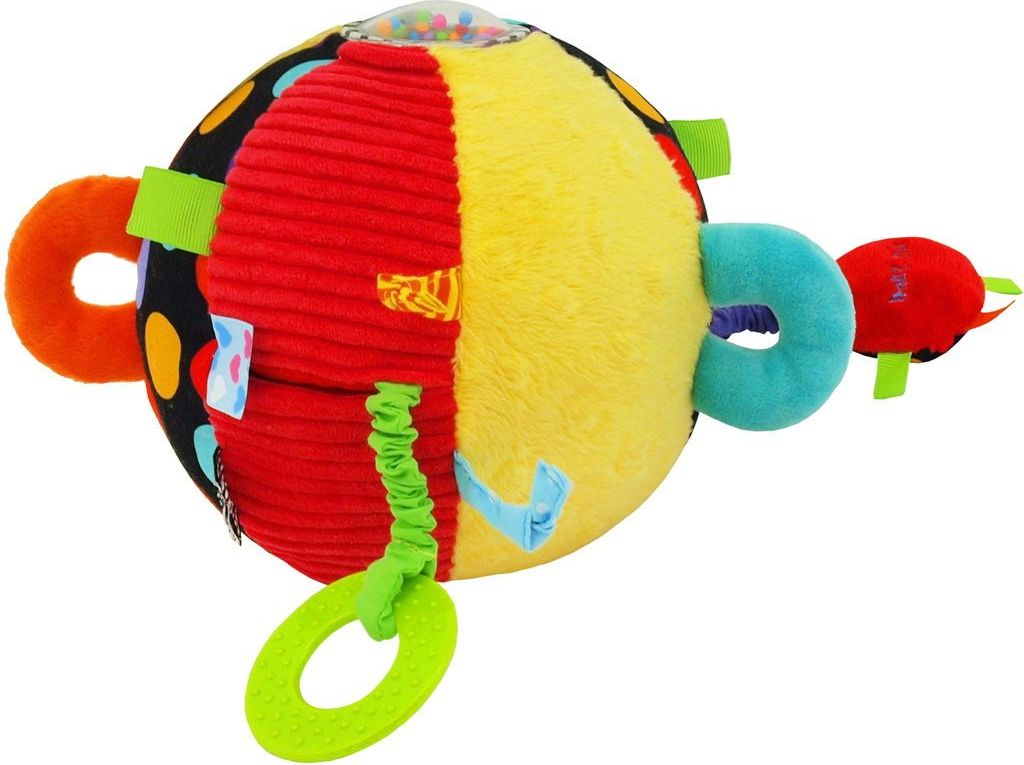 BABY MIX Edukační plyšová hračka Baby Mix Balón Růžová - obrázek 2
