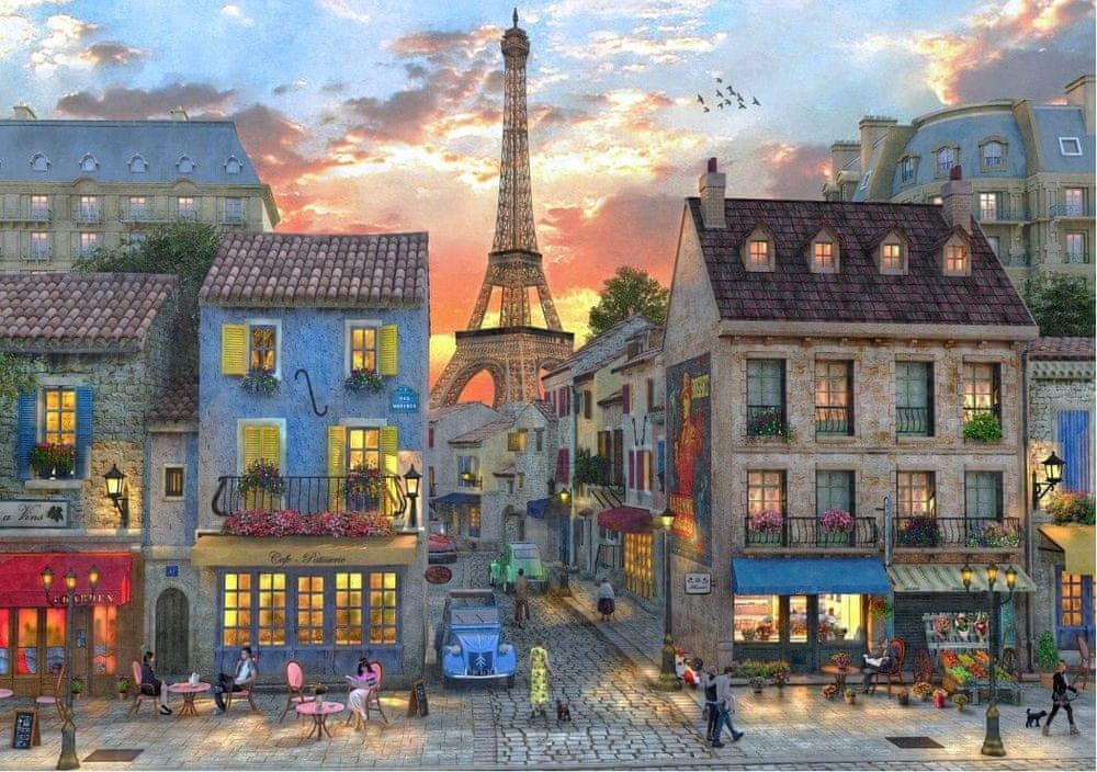 Blue Bird Puzzle Pařížské ulice 2000 dílků - obrázek 1